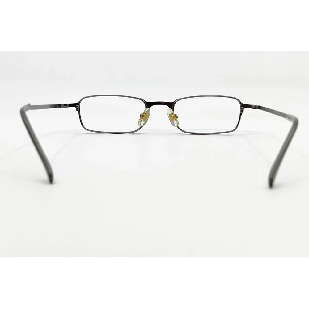 Unbranded Eyeglass Frames Mens Gray Rectangle Full Rim 44696 48-18-135